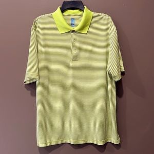Mens PGA striped Polo Size Lg